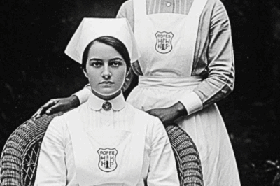 A 1911 Portrait of a Nurse Appears Peaceful — Until You Realize Who’s Standing Beside Her | HO!!