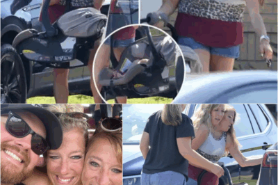 S – OH BABY! Conjoined twins Abby and Brittany Hensel proudly show off newborn to friends two weeks after baby news