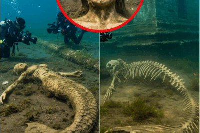 S – Santorini Shock: Divers Encounter “Mummified Mermaid🧜‍♀️🌊” Under Volcanic Cave! Camera Captures Fish Tail, Hollow-Eyed Skull: Half-Human, Half-Sea Creature Makes Social Media Go Crazy