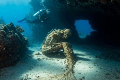 S – Shocking Seabed: Intact “Mermaid Skeleton” Discovered — Legend Comes True?