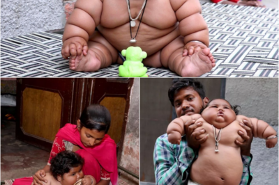 S – Morbidly obese baby leaves doctors baffled tipping the scales at nearly THREE stone at just eight months